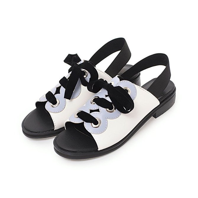 lace up doc sandals